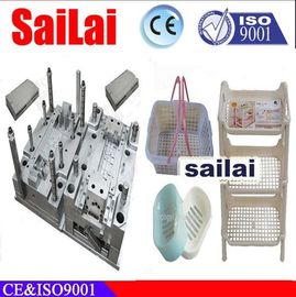 Durable Plastic Basket Mold, PP / ABS / PC Plastic Multi Cavity Injection Moulding